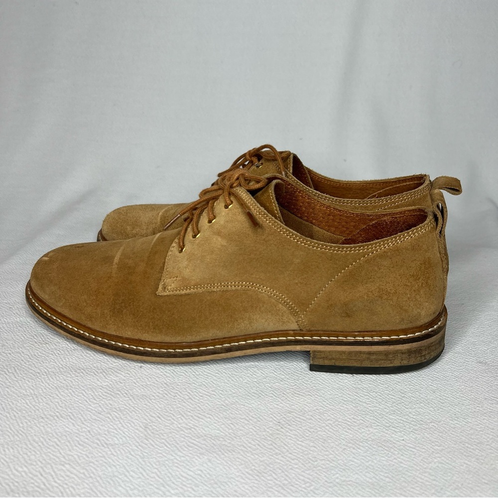 Shoe The Bear Copenhagen Tan Suede Mens Dress Wedding Shoes Size 44